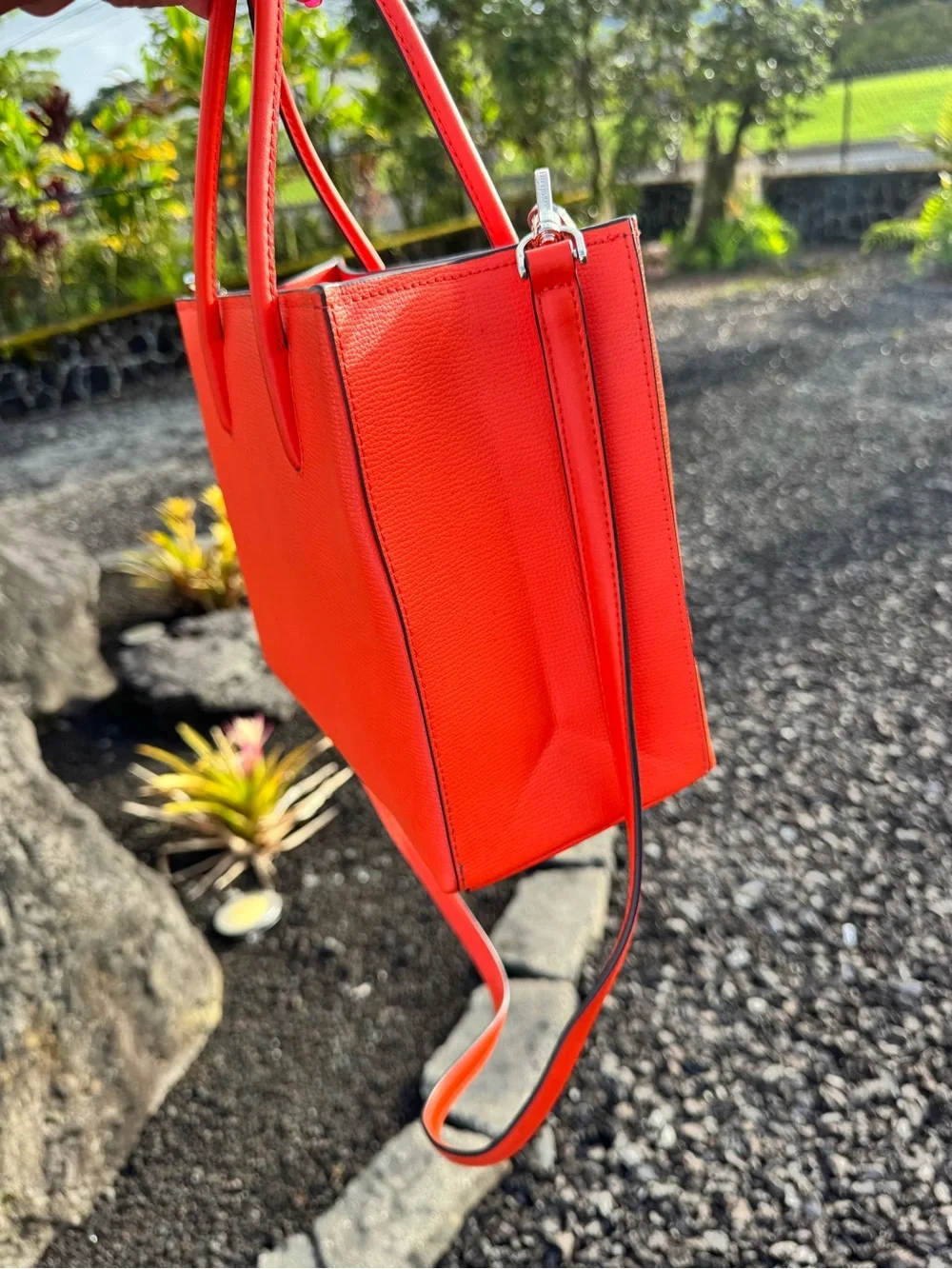Kate Spade New York Bright red-orange Crossbody/Tote